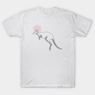 Kangaroo : line art T-Shirt
